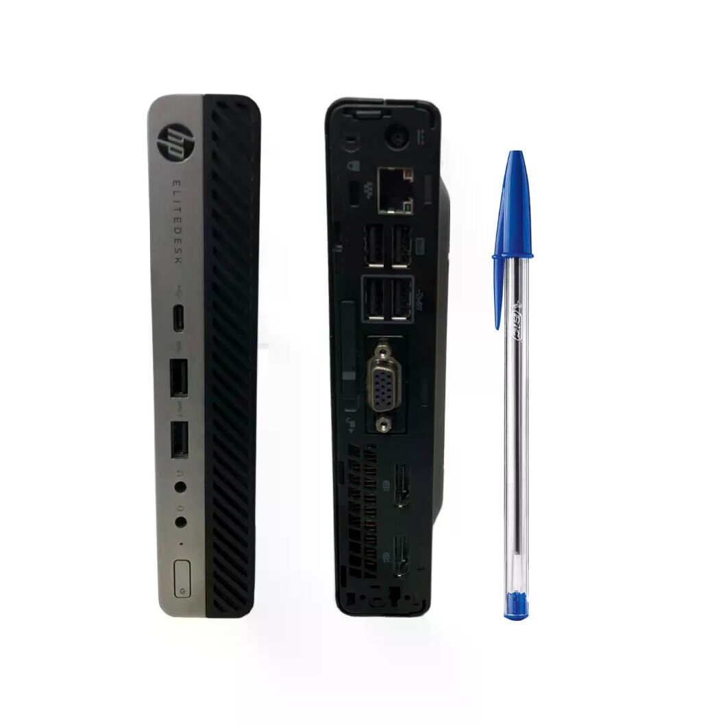 HP - Mini Desk Elitedesk 800 G3 Mini 65W - Intel Core i5-7500 - 7 Geração - RAM 8GB – SSD 240GB