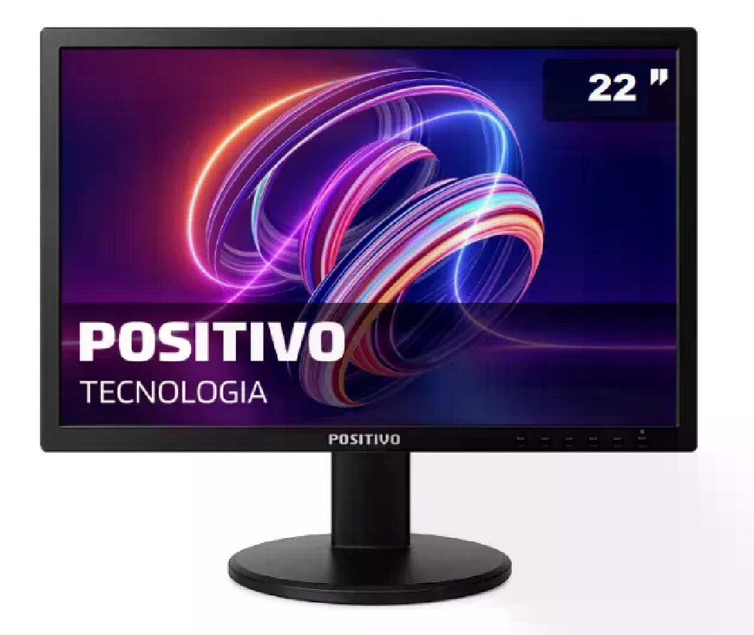 Monitor Positivo 22MP55PK 22" Polegadas HDMI / VGA / DVI
