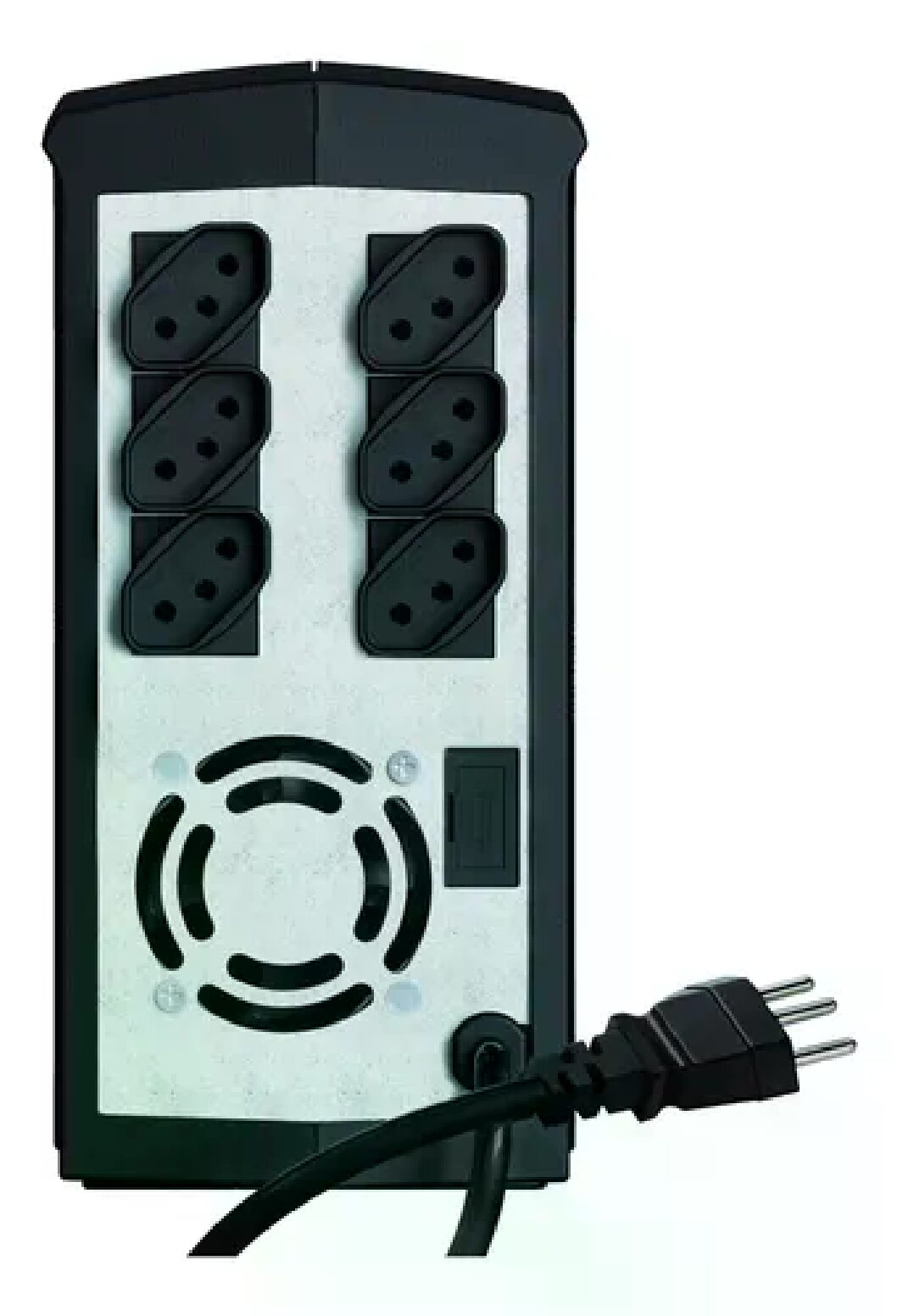 Nobreak Sms Station II 1200VA Bivolt Preto 6 Tomadas - Imagem 2